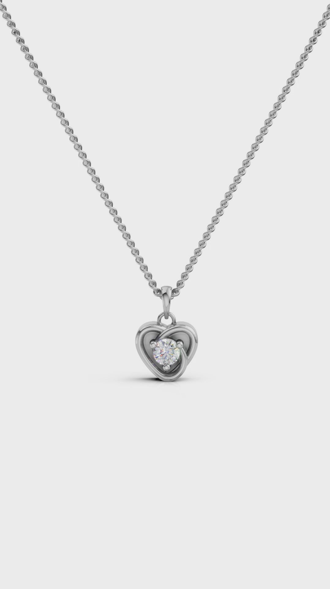 Heartglow Diamond Pendant