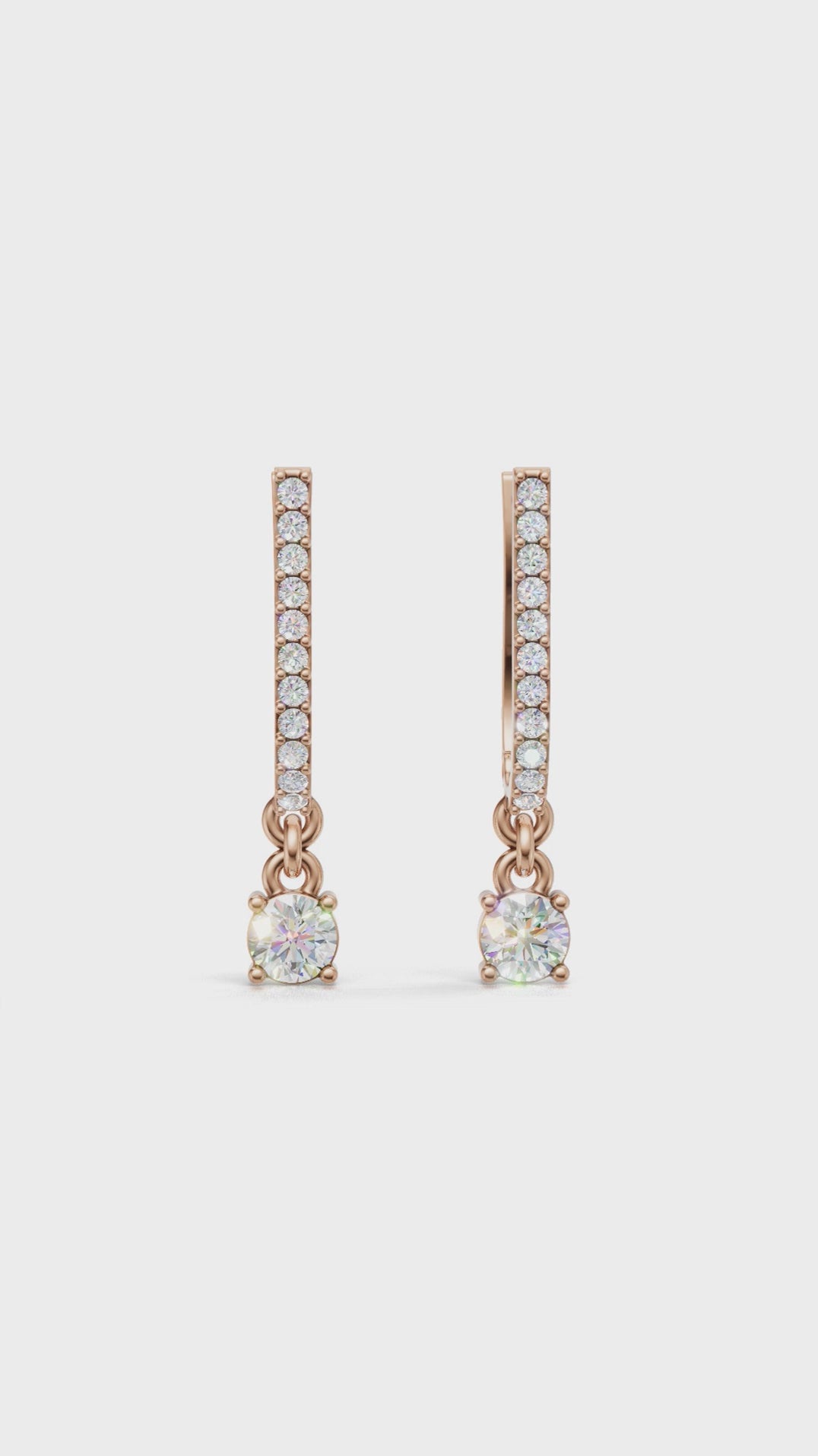 Aurora Diamond Drop Earrings