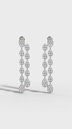 Waterfall Diamond Drop Earrings