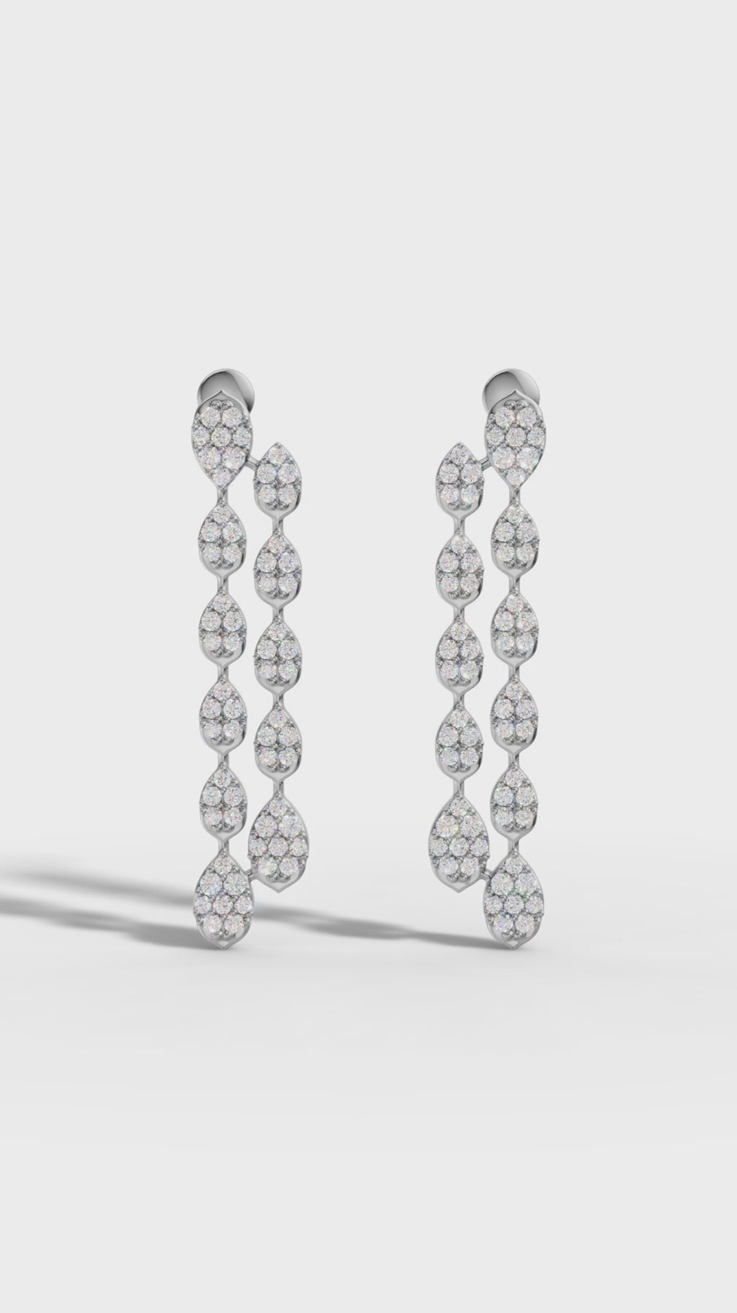 Waterfall Diamond Drop Earrings