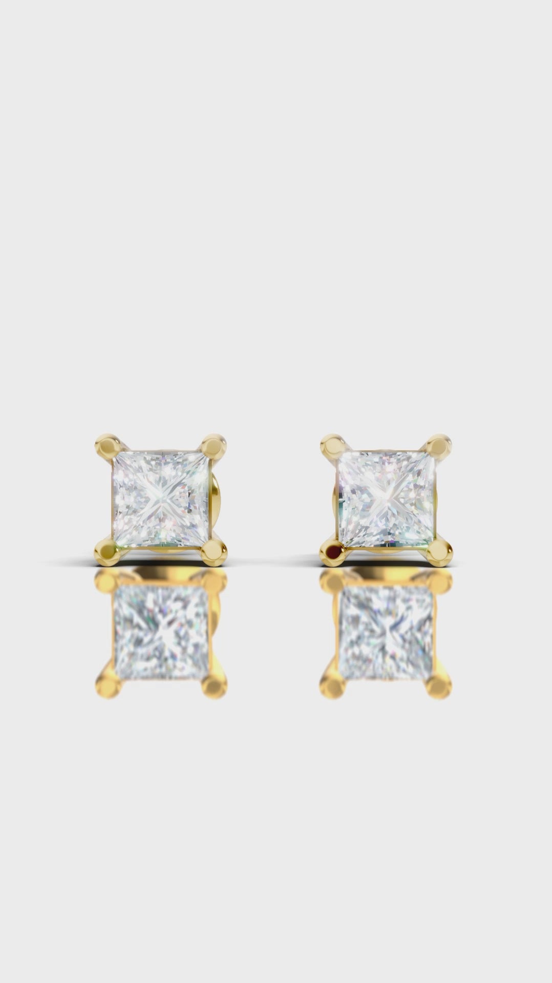 Attract Stud Diamond Mens Earrings