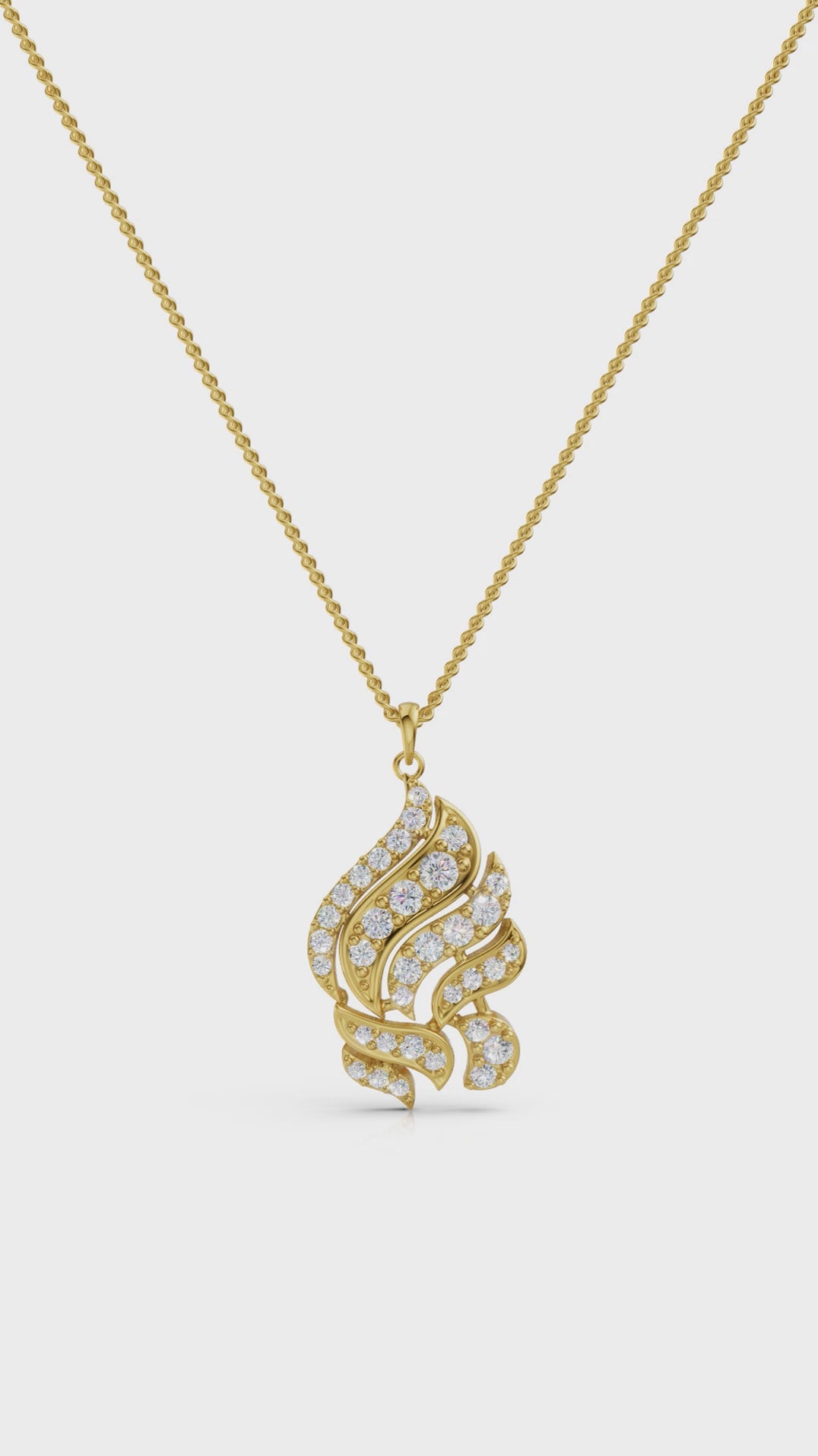 Aurora Fire Diamond Pendant