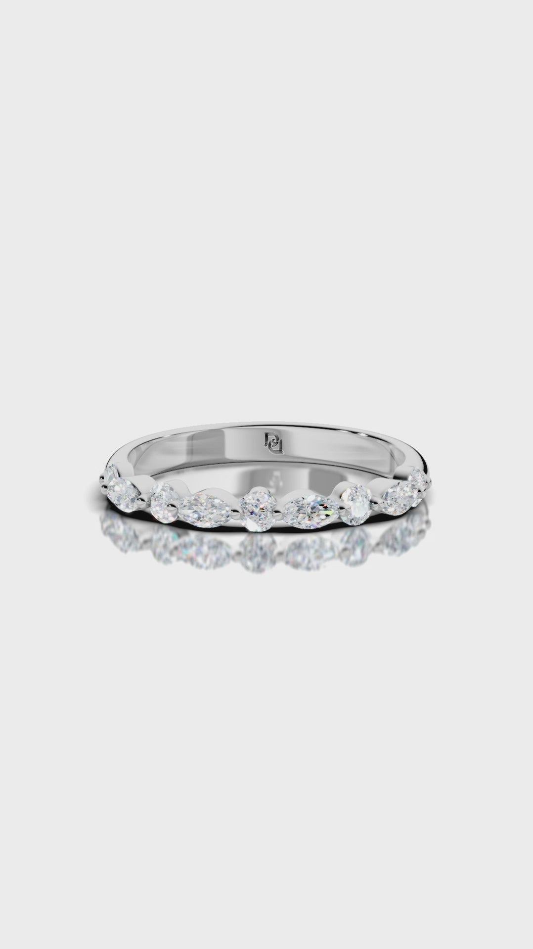 Marquise & Oval Diamond Eternity Band