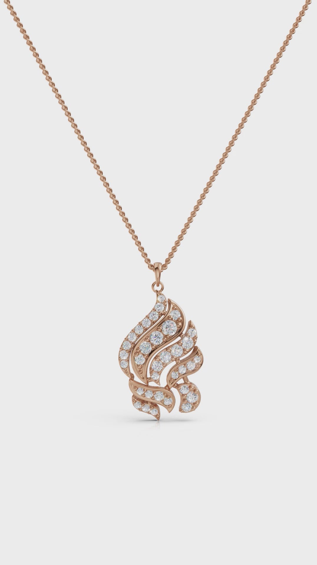 Aurora Fire Diamond Pendant