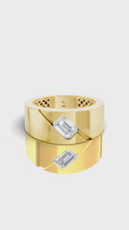 Solstice Emerald Men's Ring