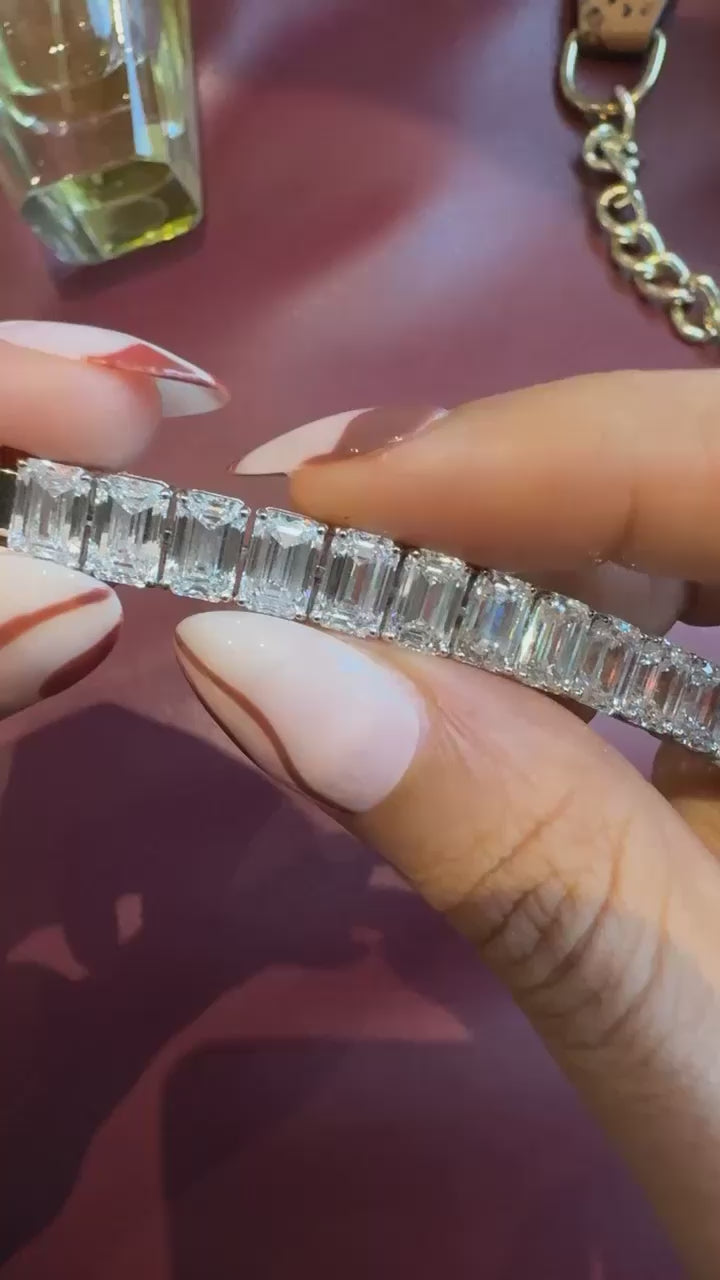 1 ct Emerald Bracelet