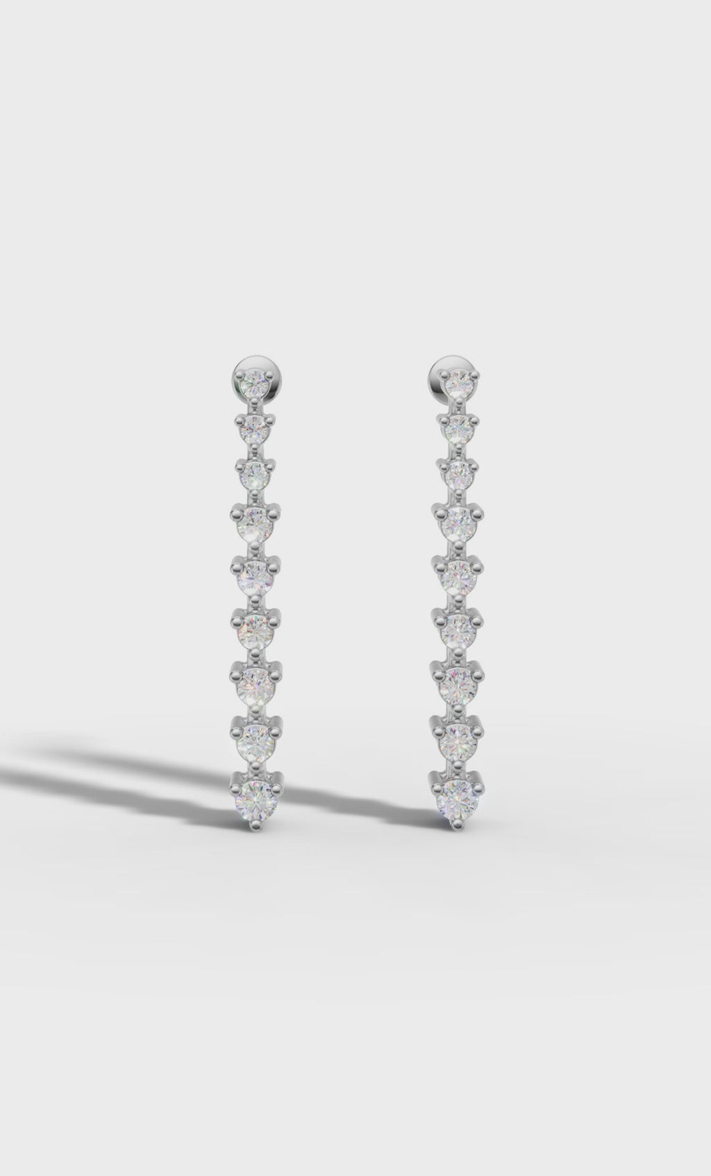 Brilliant Round Diamond Danglers
