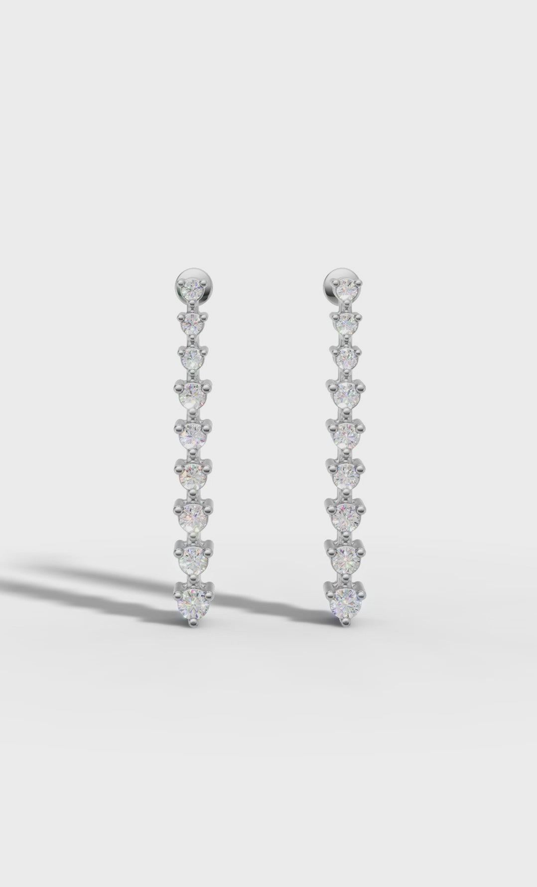 Brilliant Round Diamond Danglers
