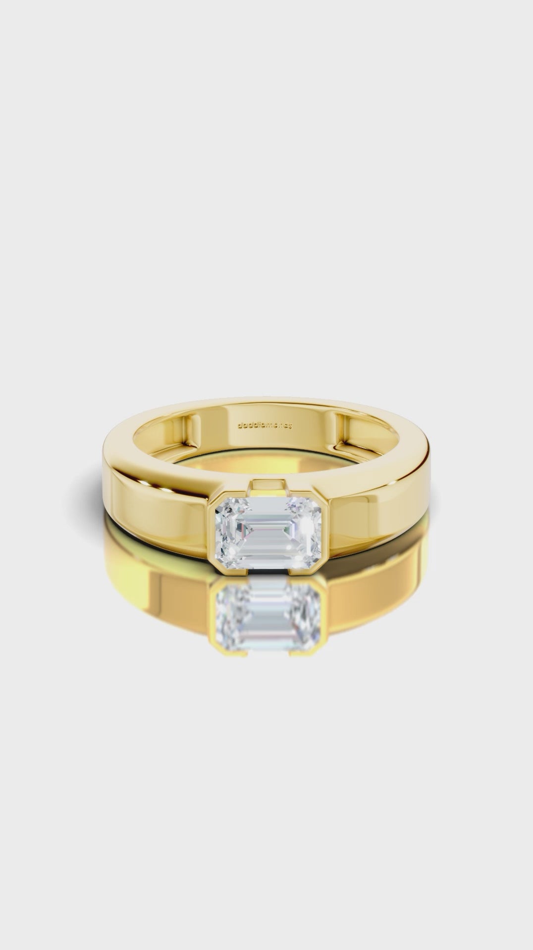 Lumora Emerald Men's Ring