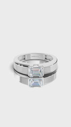 Lumora Emerald Men's Ring