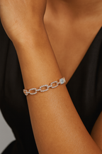 Emerald Shine Link Bracelet