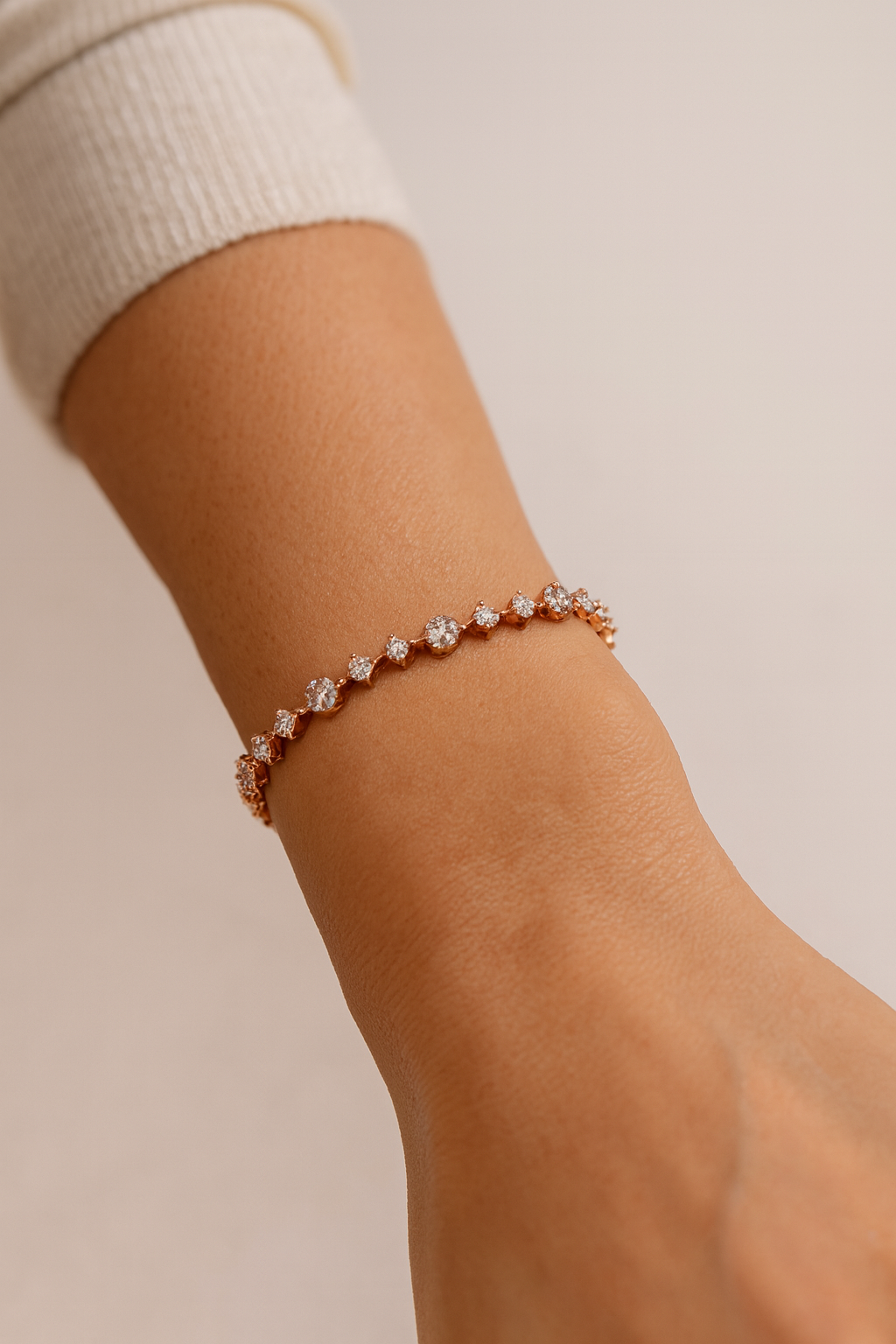 Subtle Shine iamond Tennis Bracelet