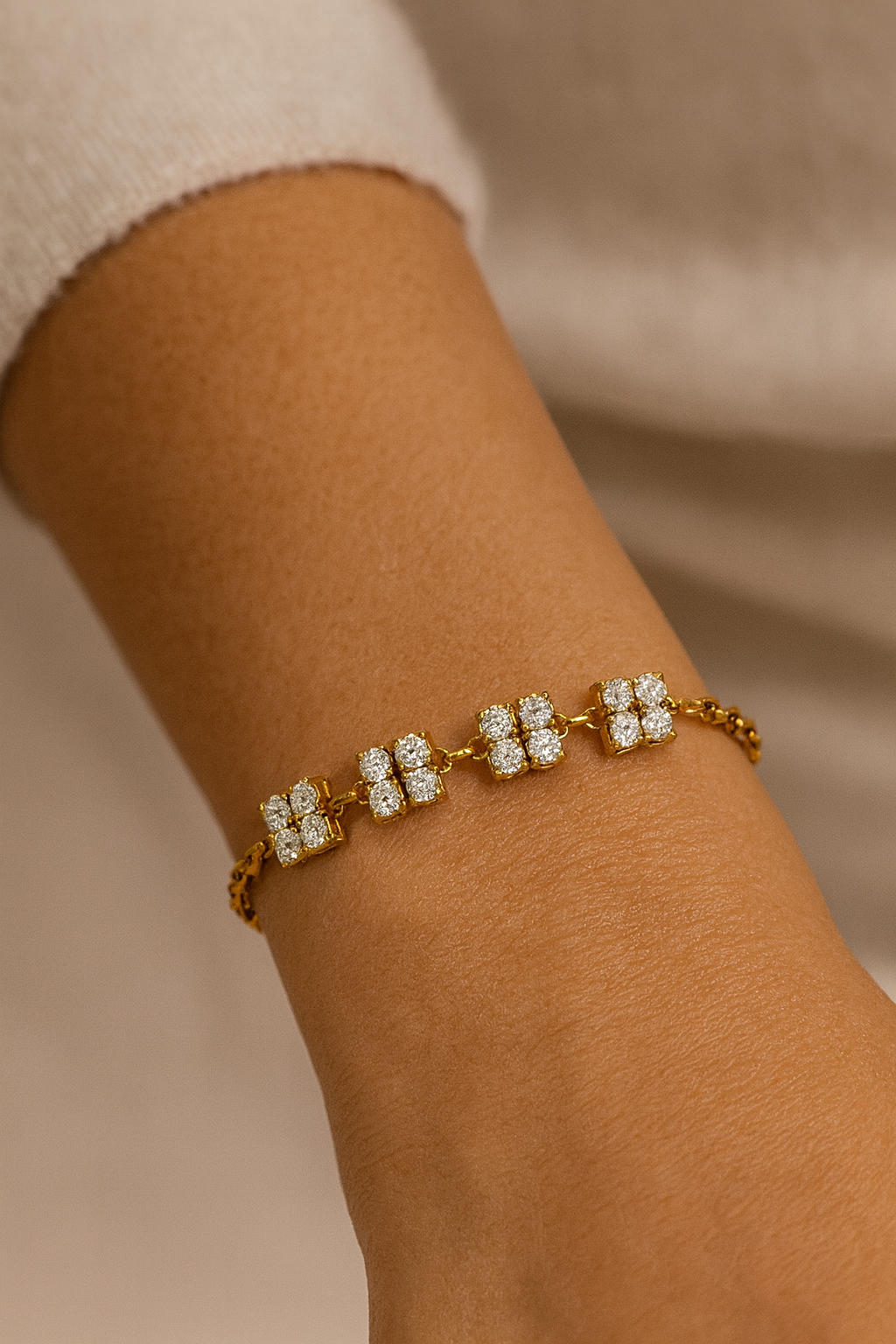 Linked Blossom Bracelet