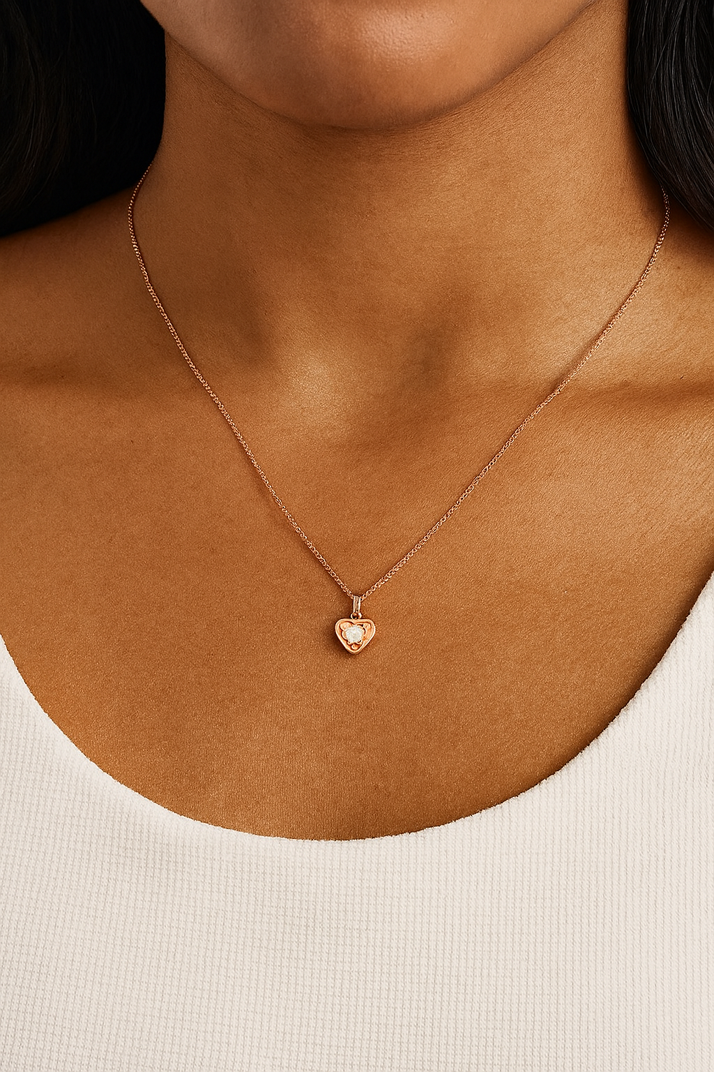Heartglow Diamond Pendant