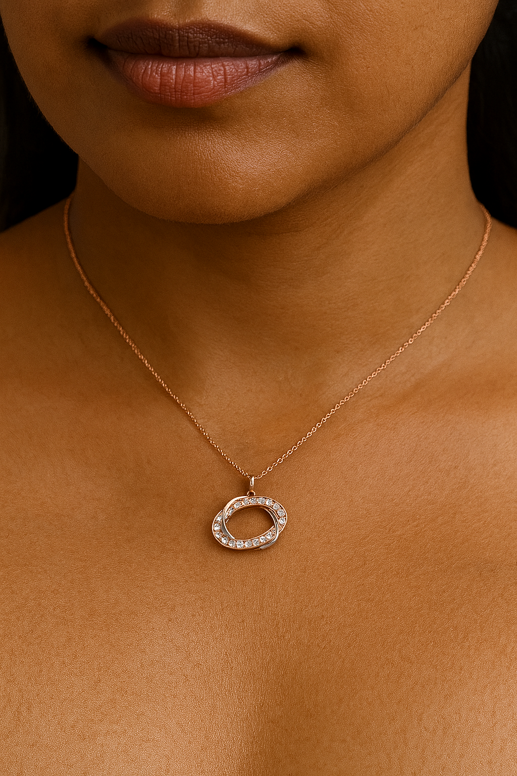 Celestial Orbit Diamond Pendant