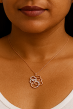 Figure Dual Swirl Pendant