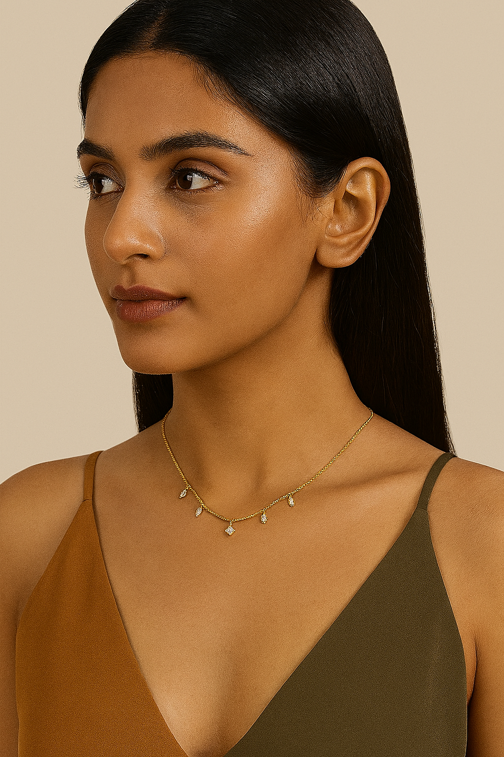 Dazzling constellation diamonds charm PWPE-20