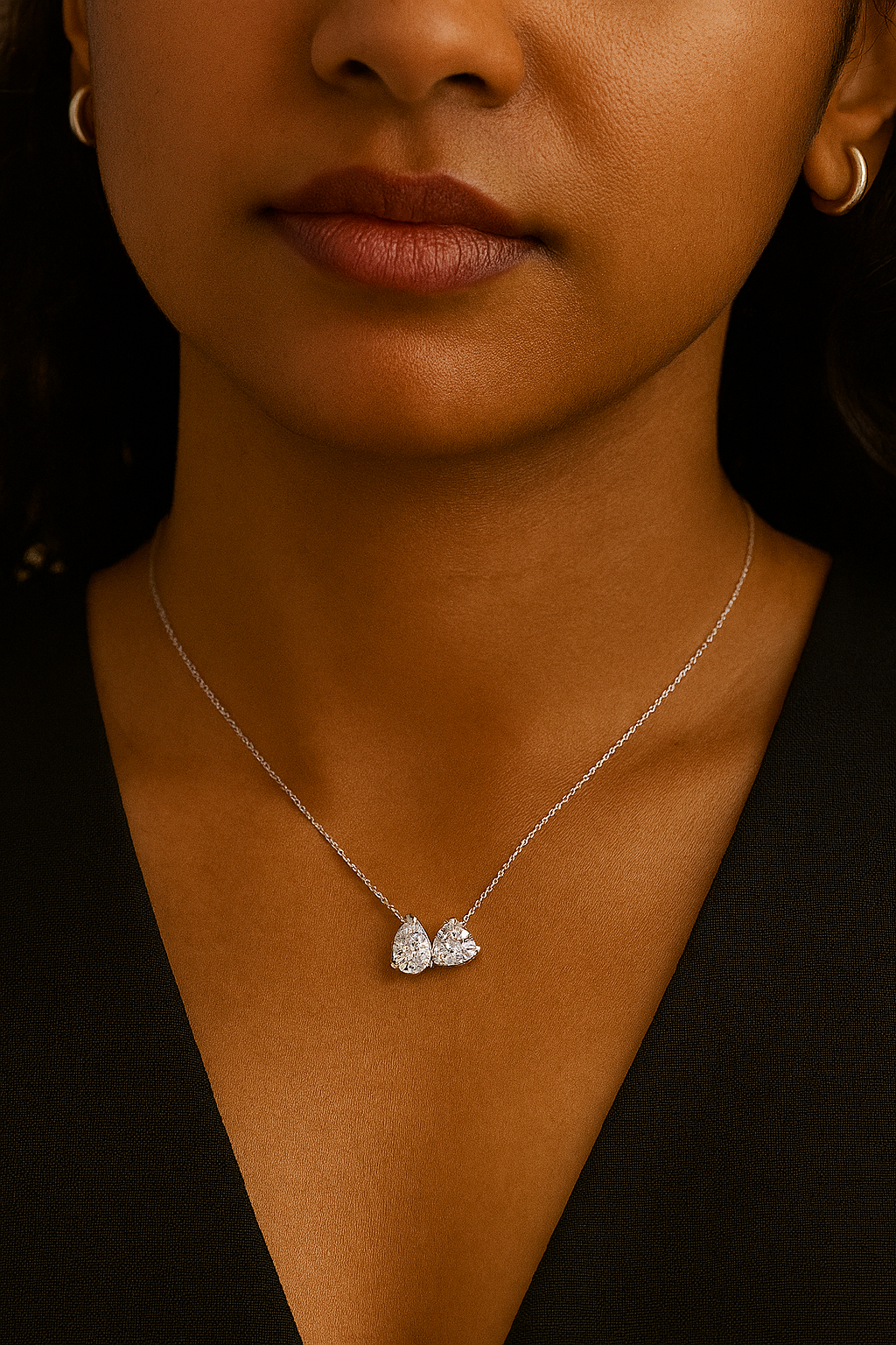 Soulmate Heart And Pear Pendant