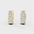 Princess Cuts Hoop Men's Earring