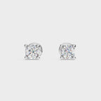 0.10 Classic Round Solitaire Stud For men