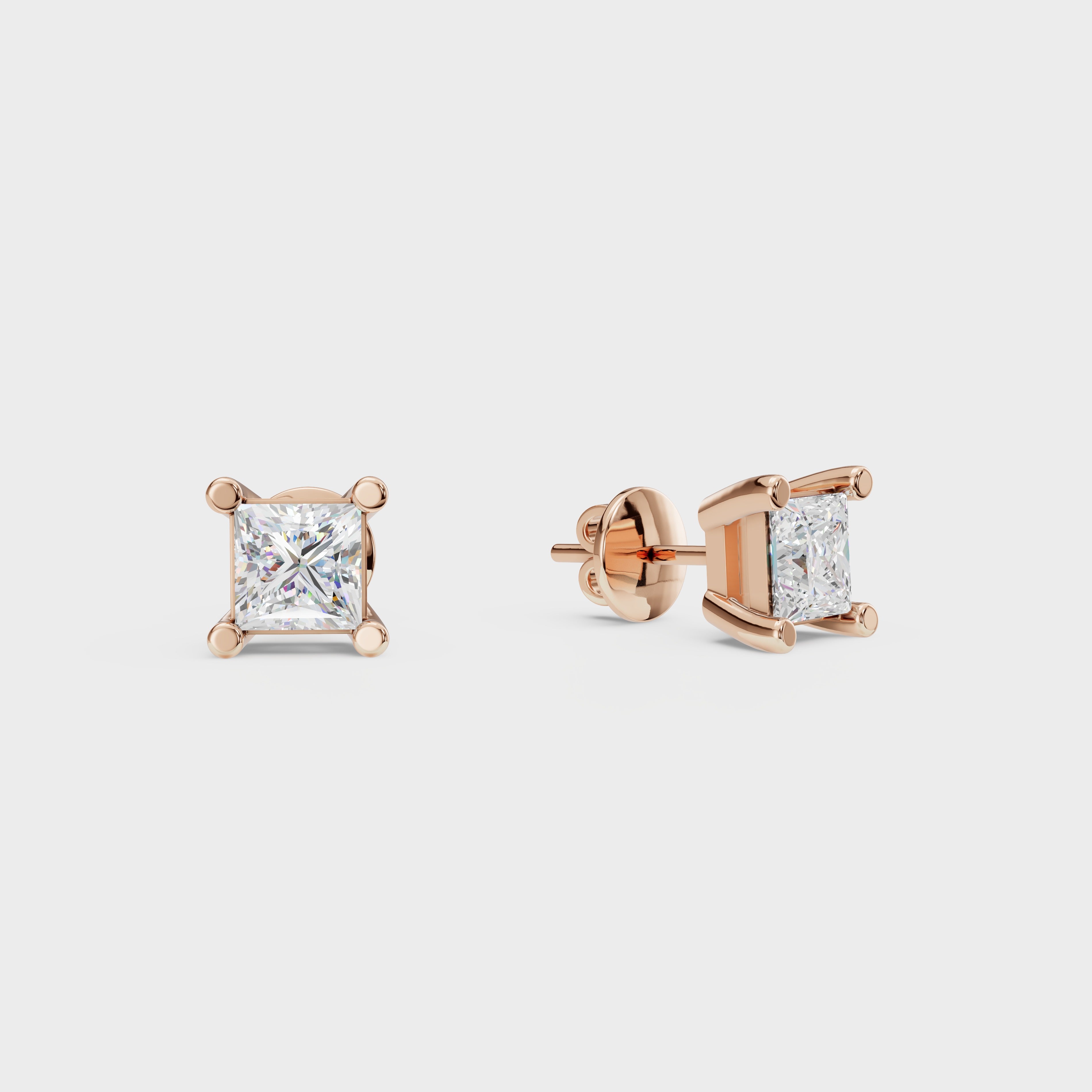 Attract Stud Diamond Mens Earrings