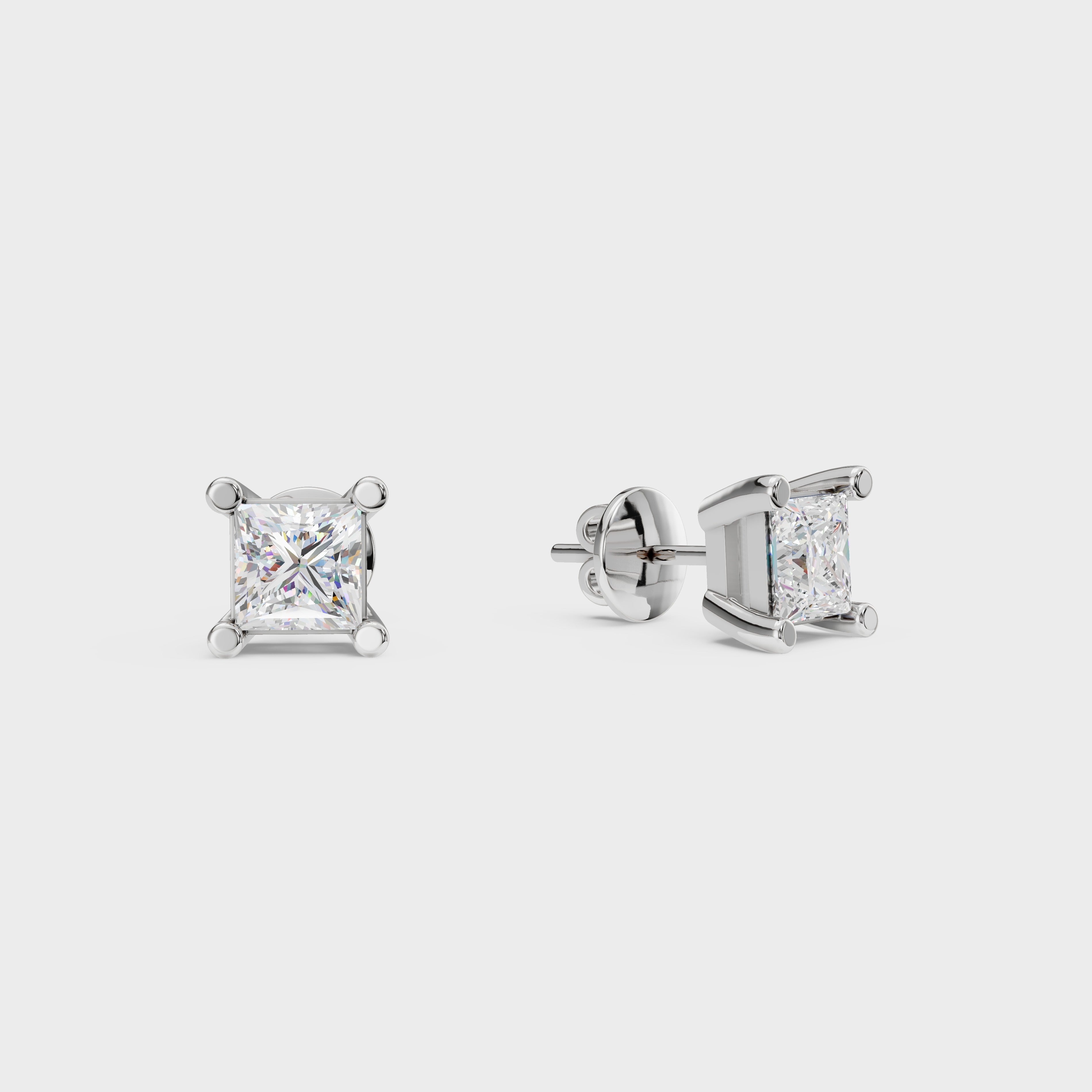 Attract Stud Diamond Mens Earrings