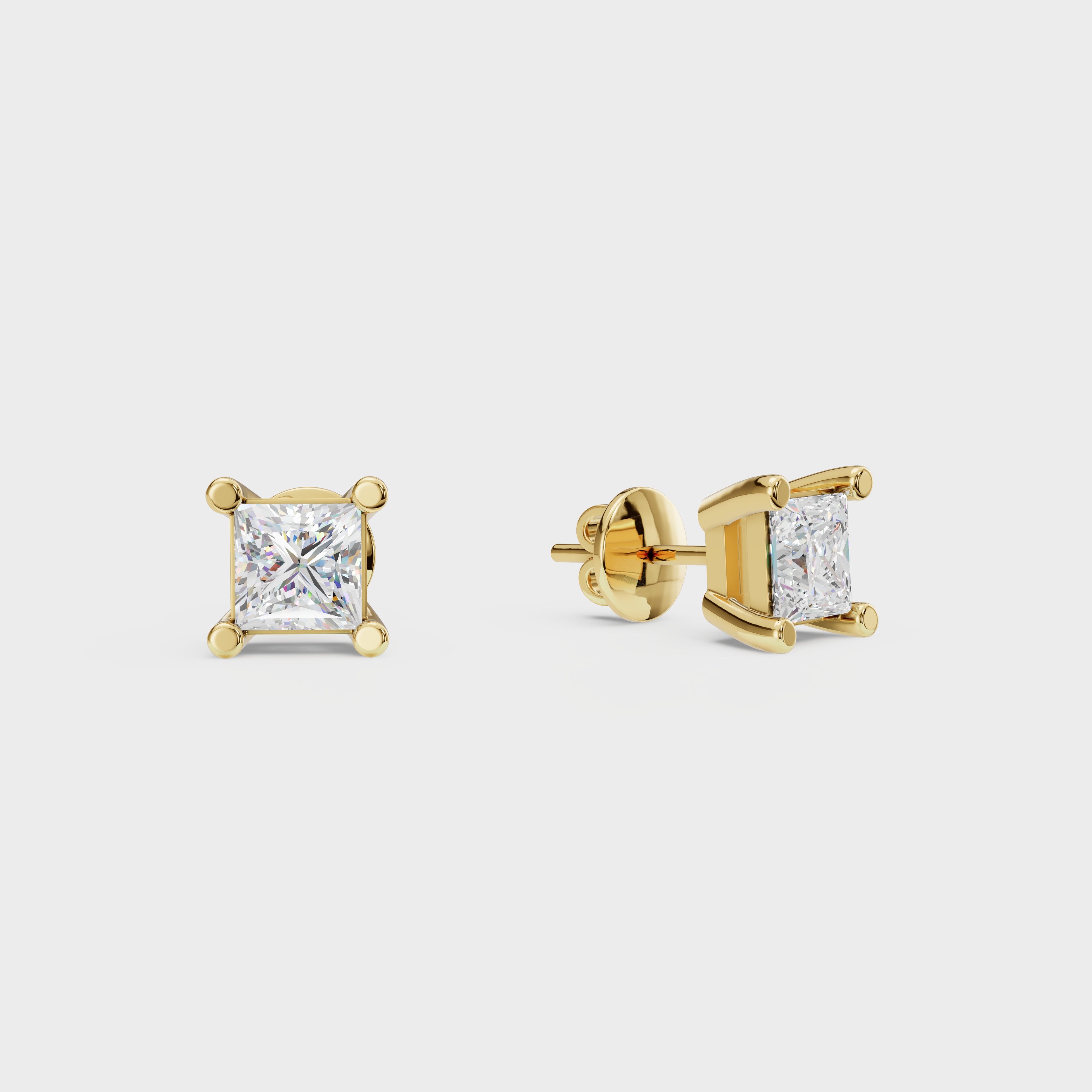 Attract Stud Diamond Mens Earrings