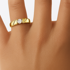 Bezel Set Round Men's Ring