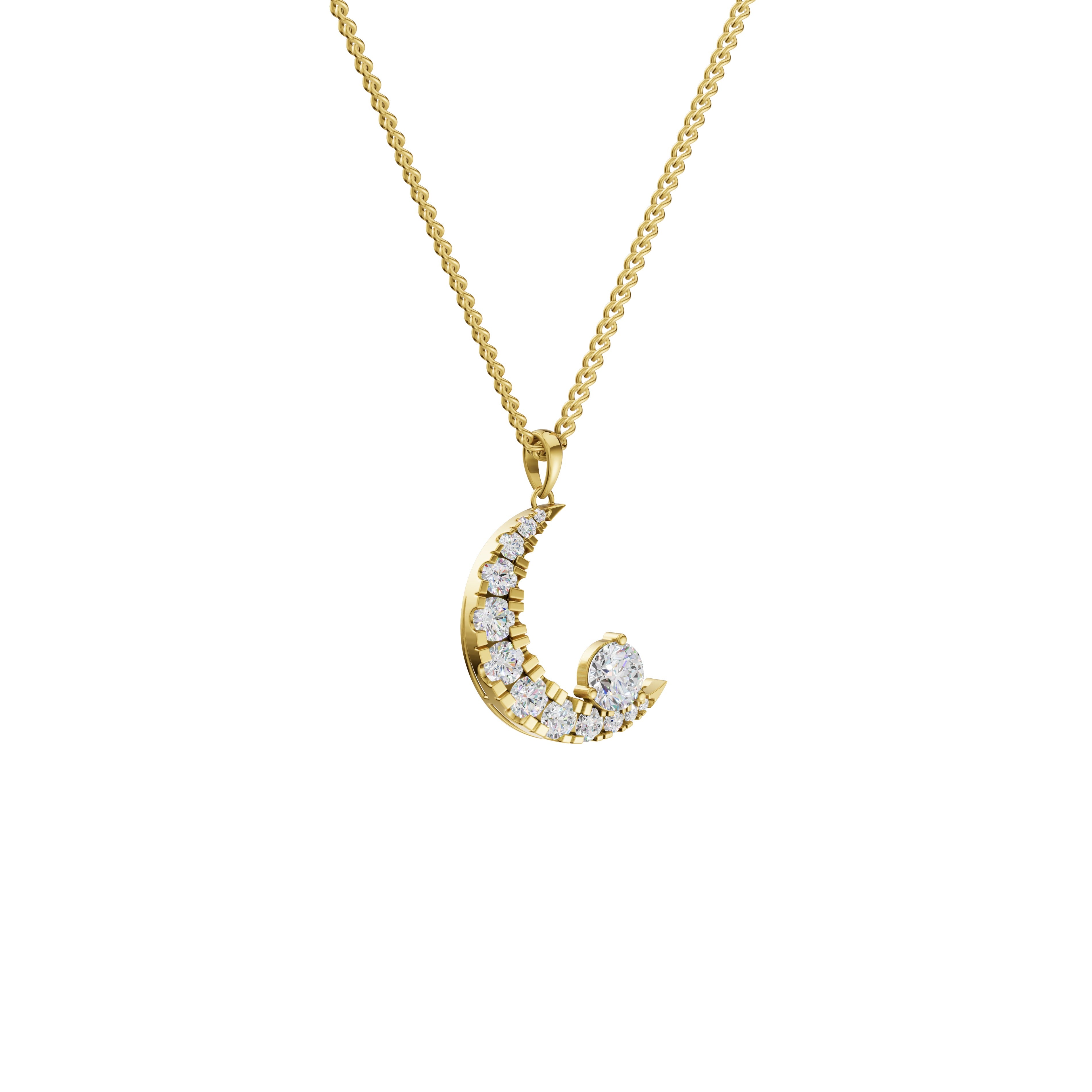 Celestial Crescent Charm