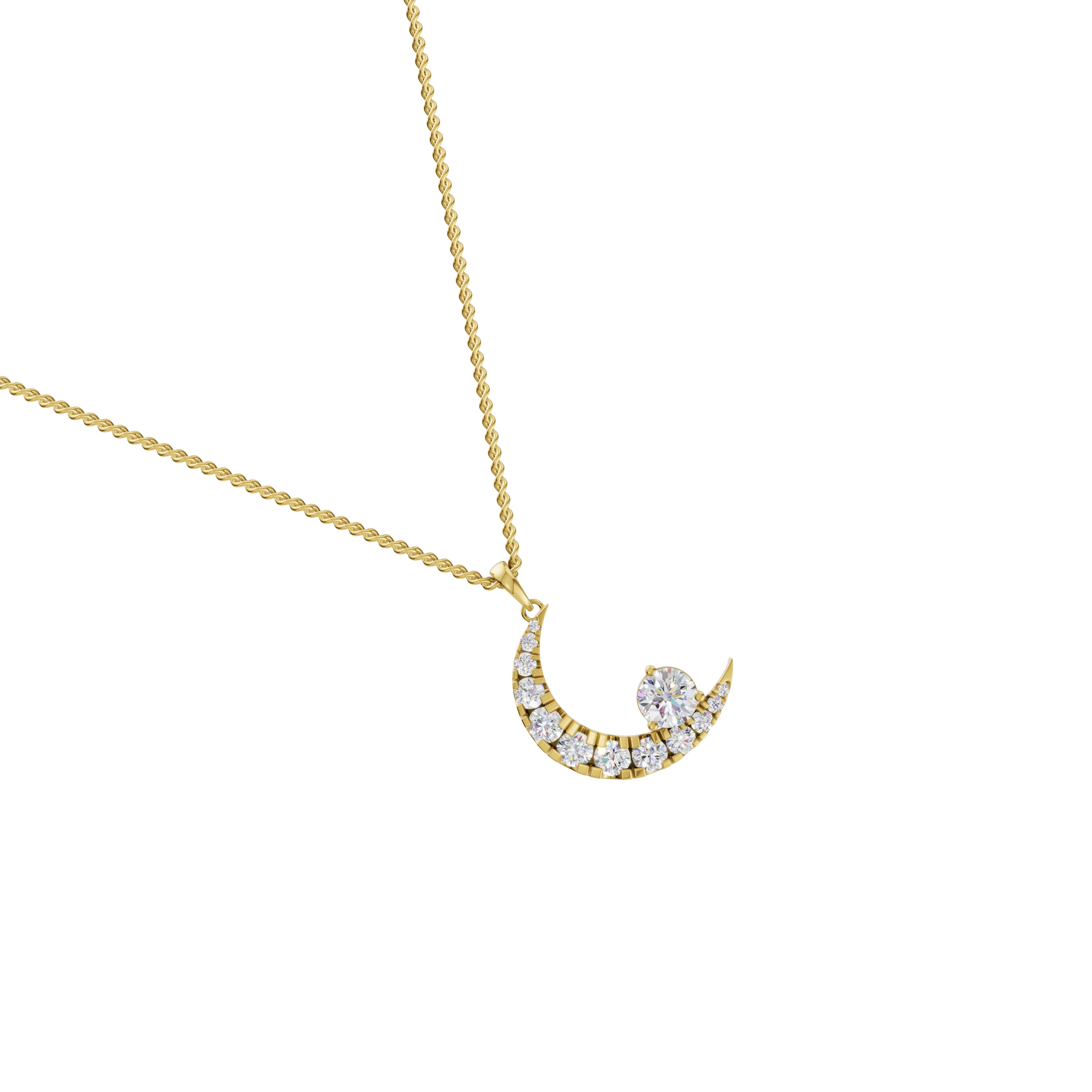 Celestial Crescent Charm
