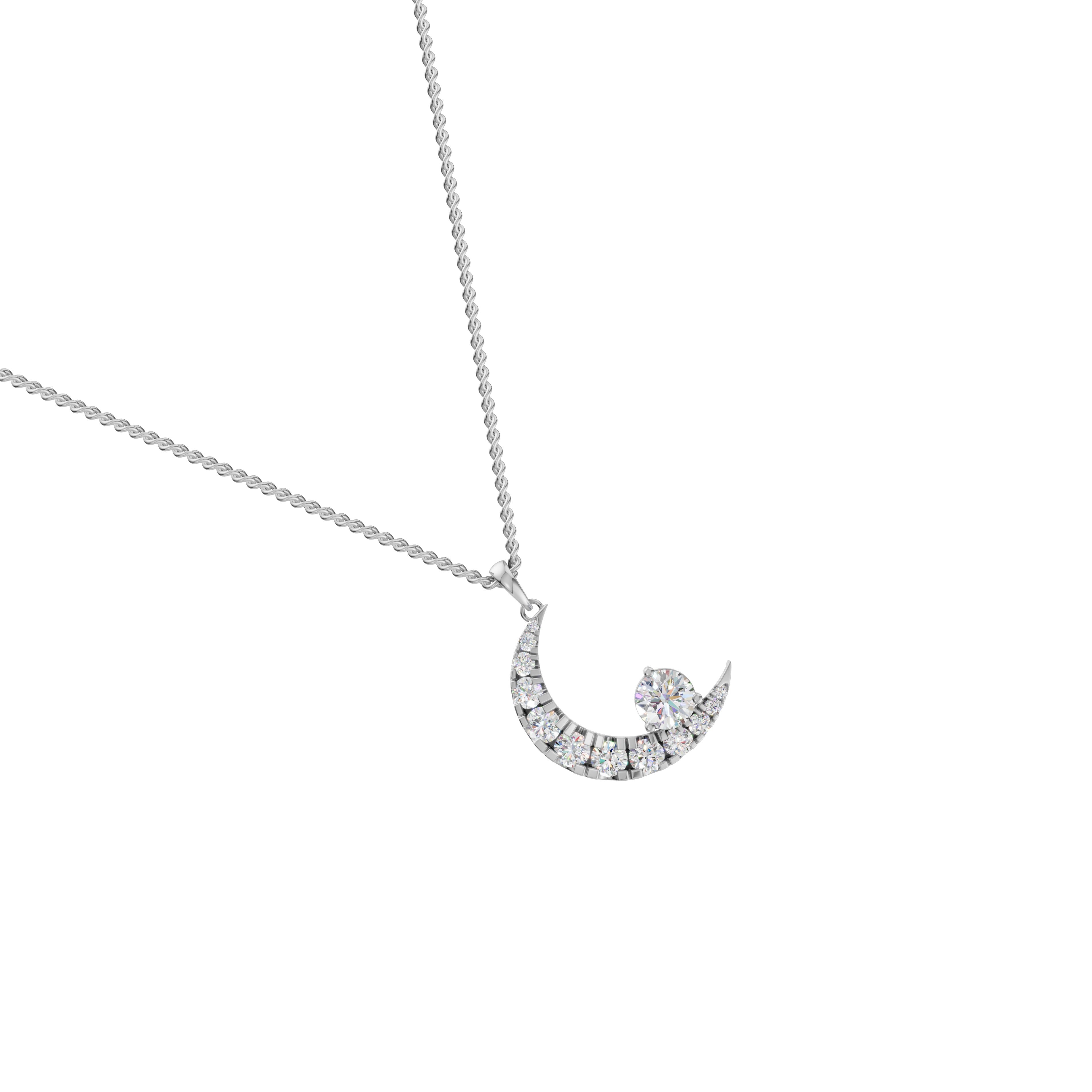 Celestial Crescent Charm