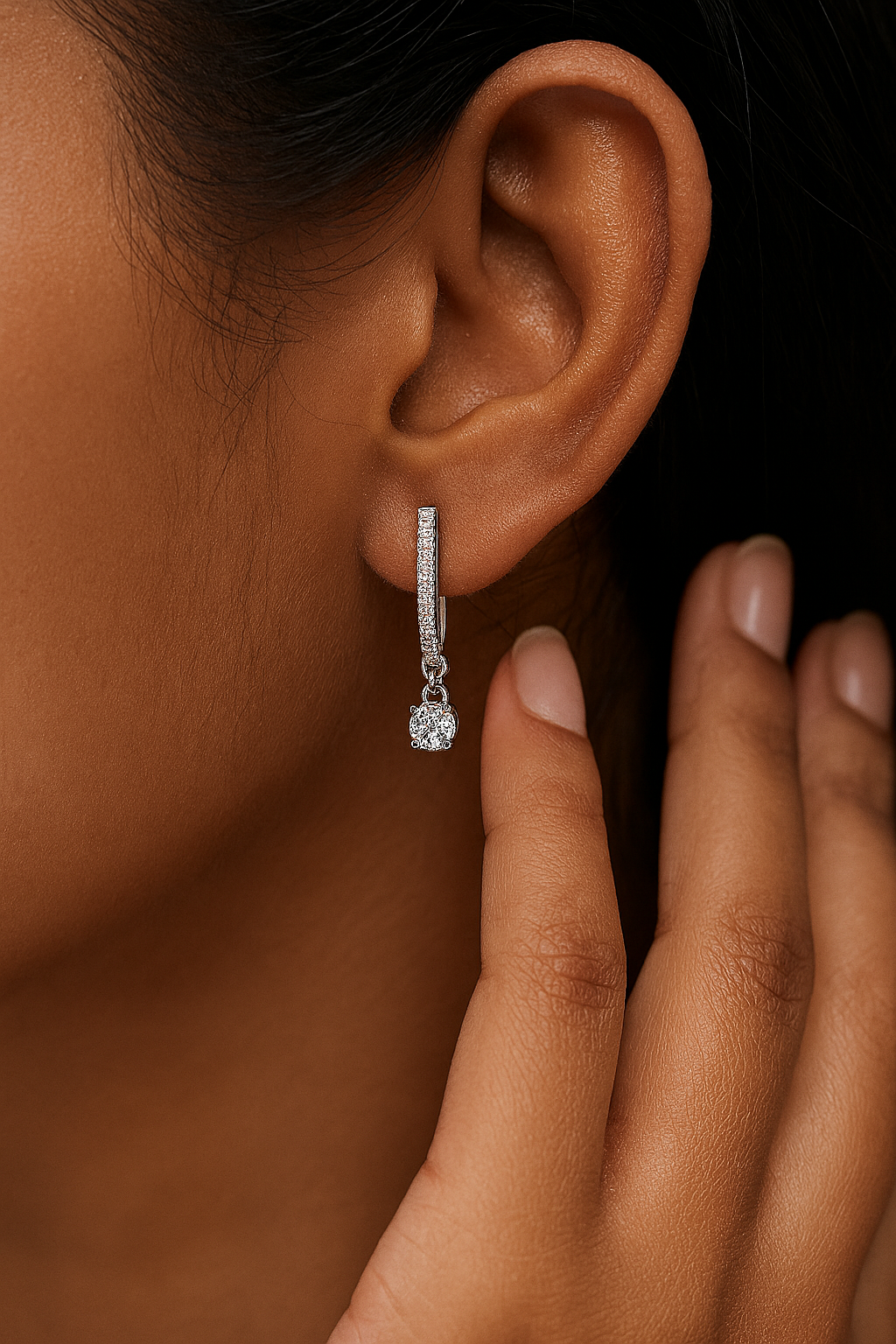 Aurora Diamond Drop Earrings