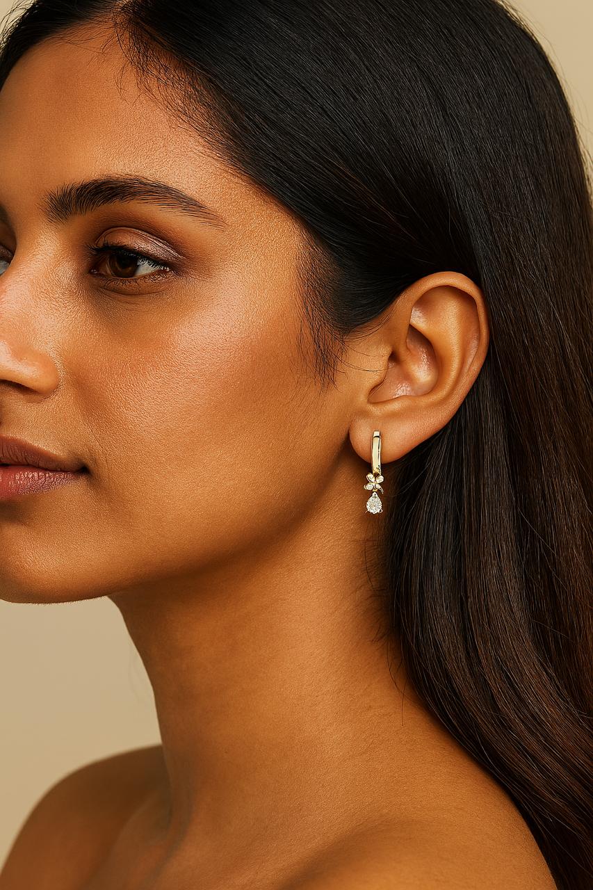 Butterfly Drop Earrings