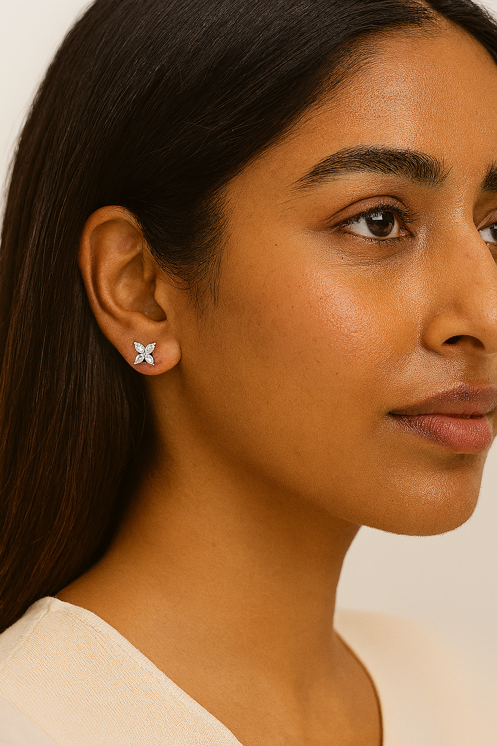 Marquise Cut Studs Earrings