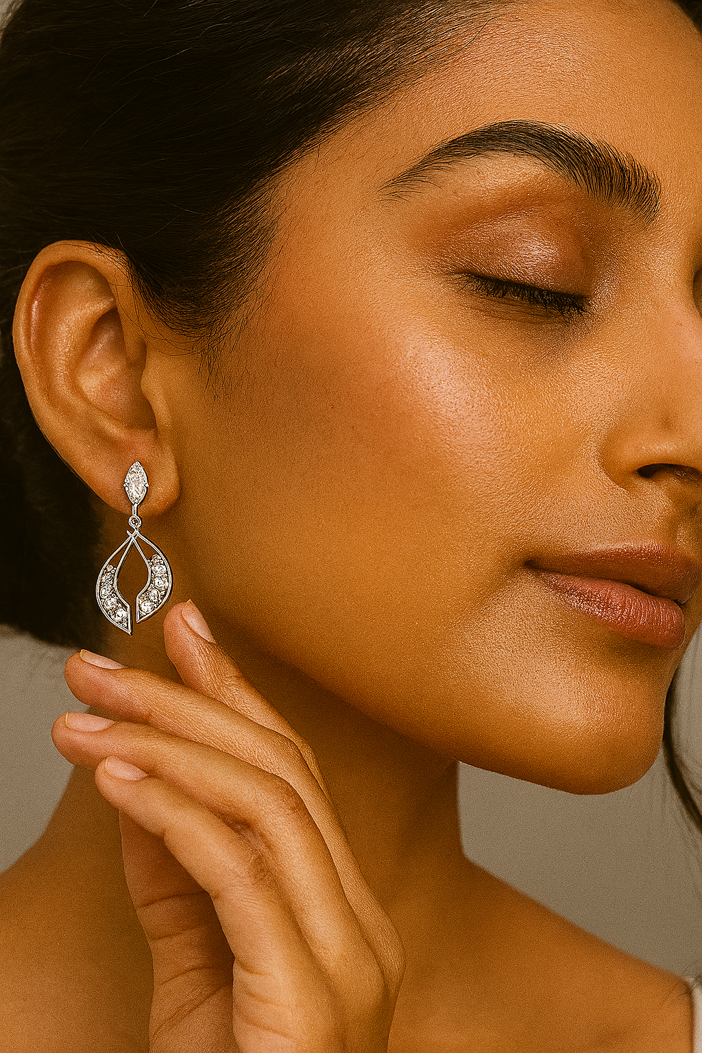 Marquise Cut 2 in 1 Stud And Drops