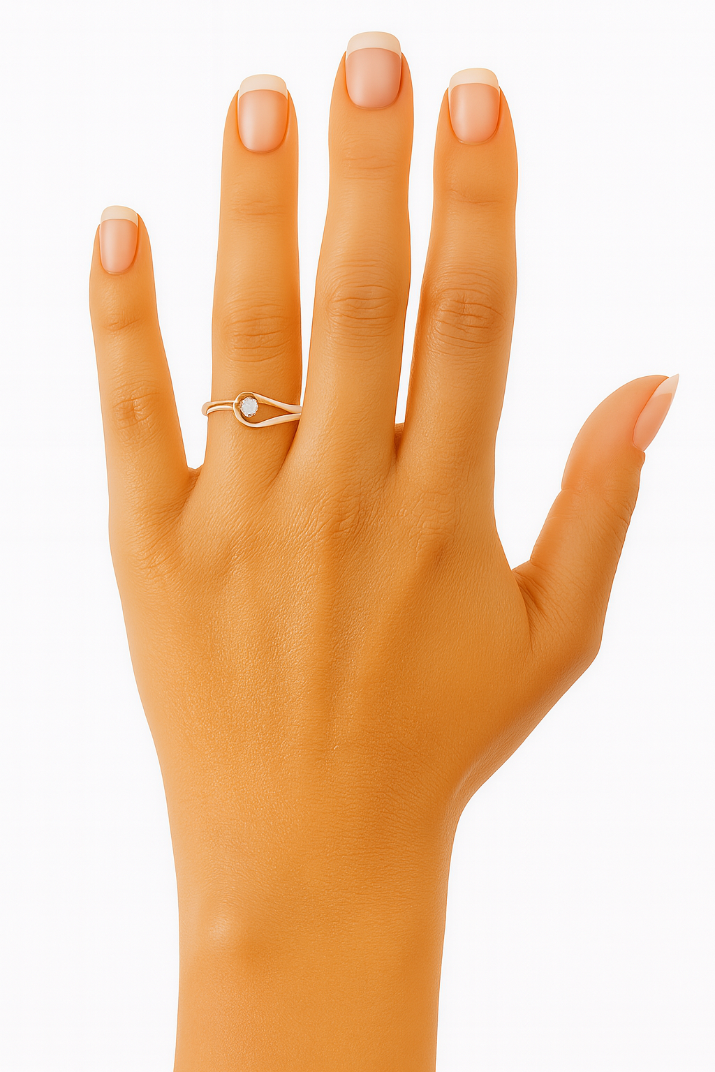 Diamond Embrace Engagement Ring