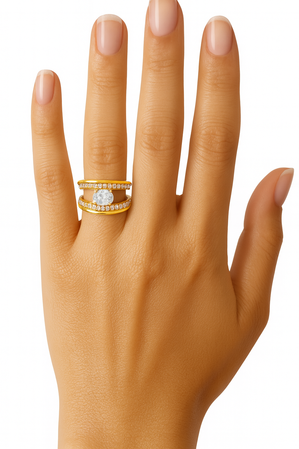 The Celestial Pear Ring