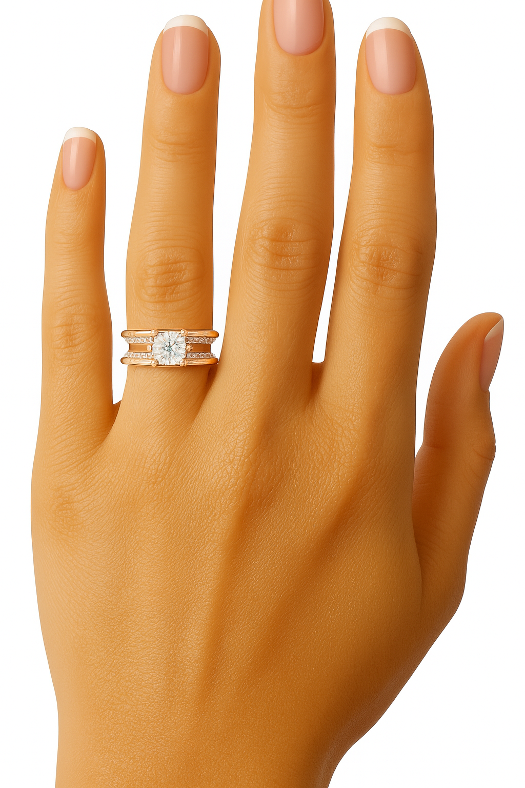 The Perfect Union Cushion Set ring