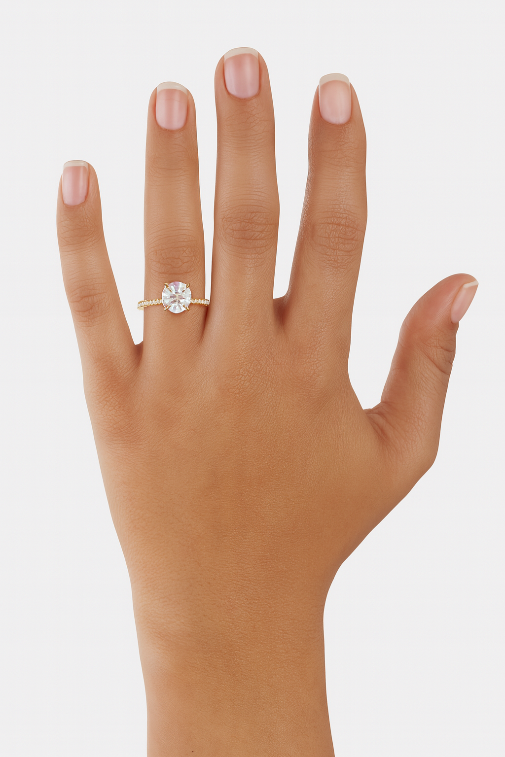 Round Diamond Solitaire Brilliant Engagement Ring