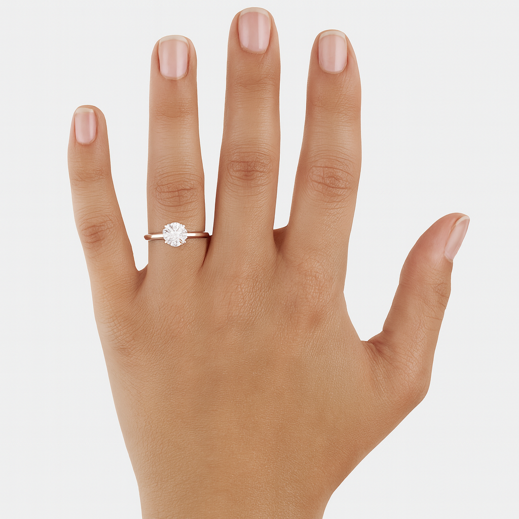 Cathedral Solitaire Ring