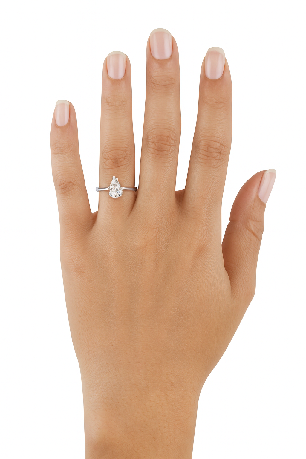 Ethereal Pear Ring