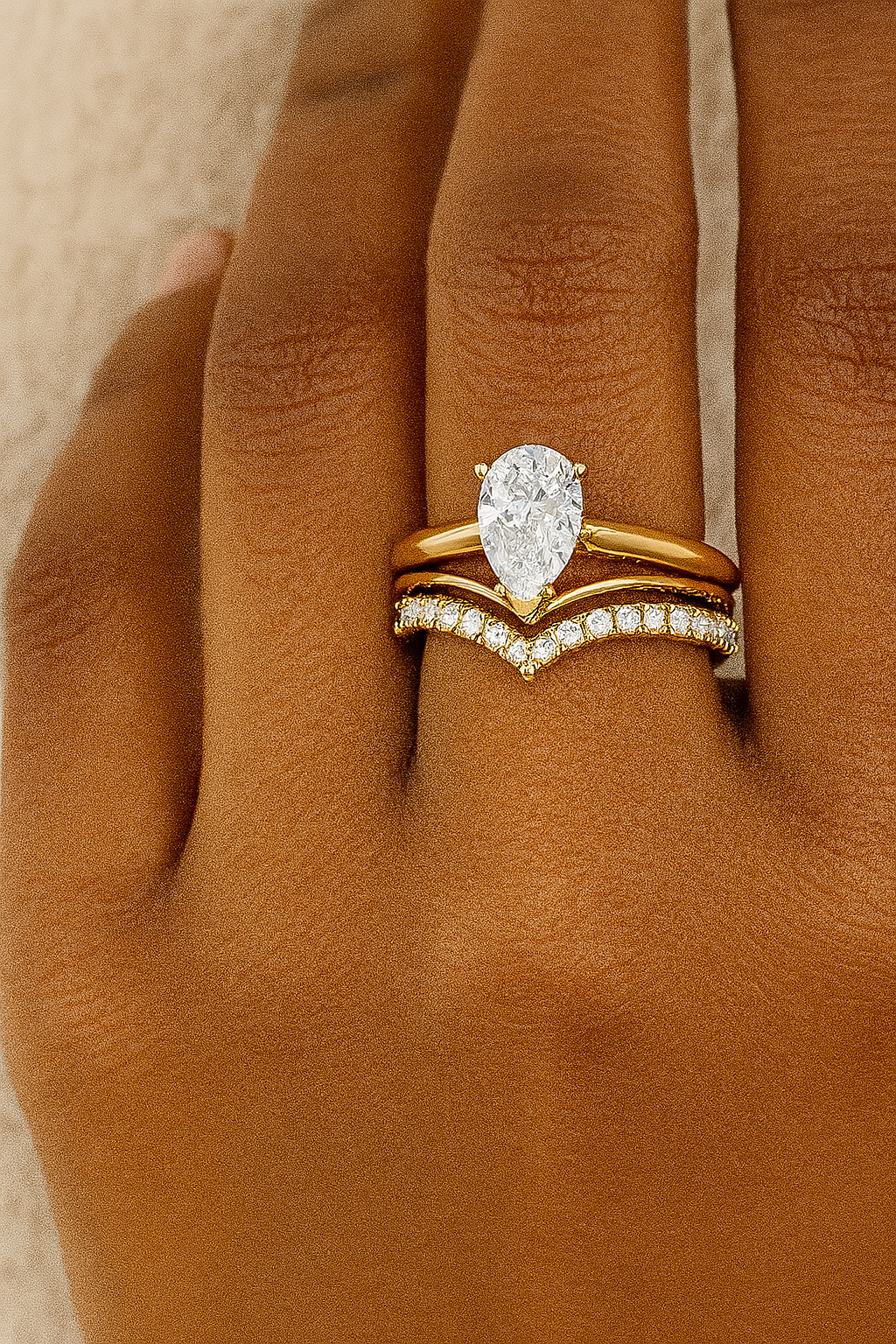 Ethereal Pear Bridal Set