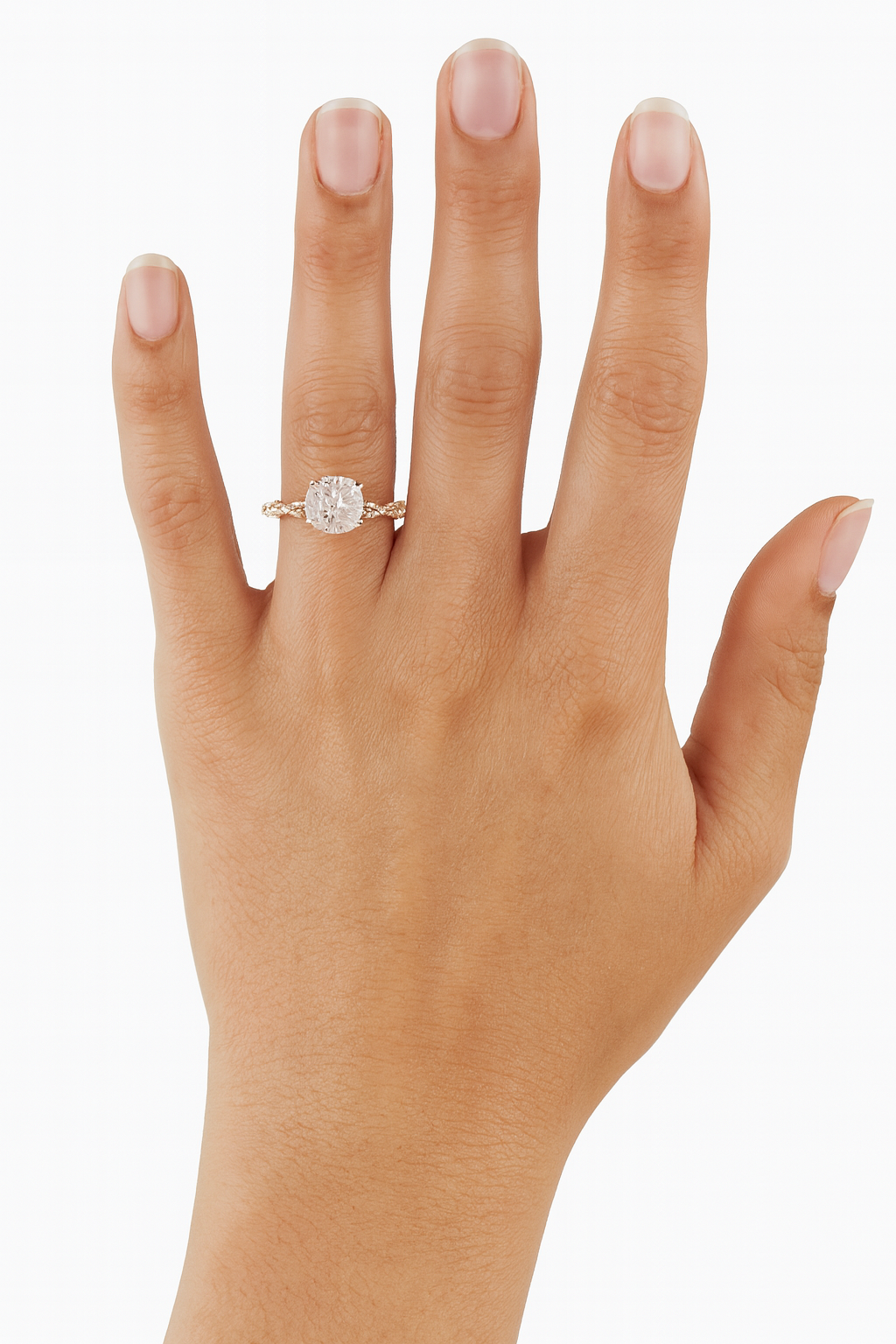 Petite Diamond Engagement ring