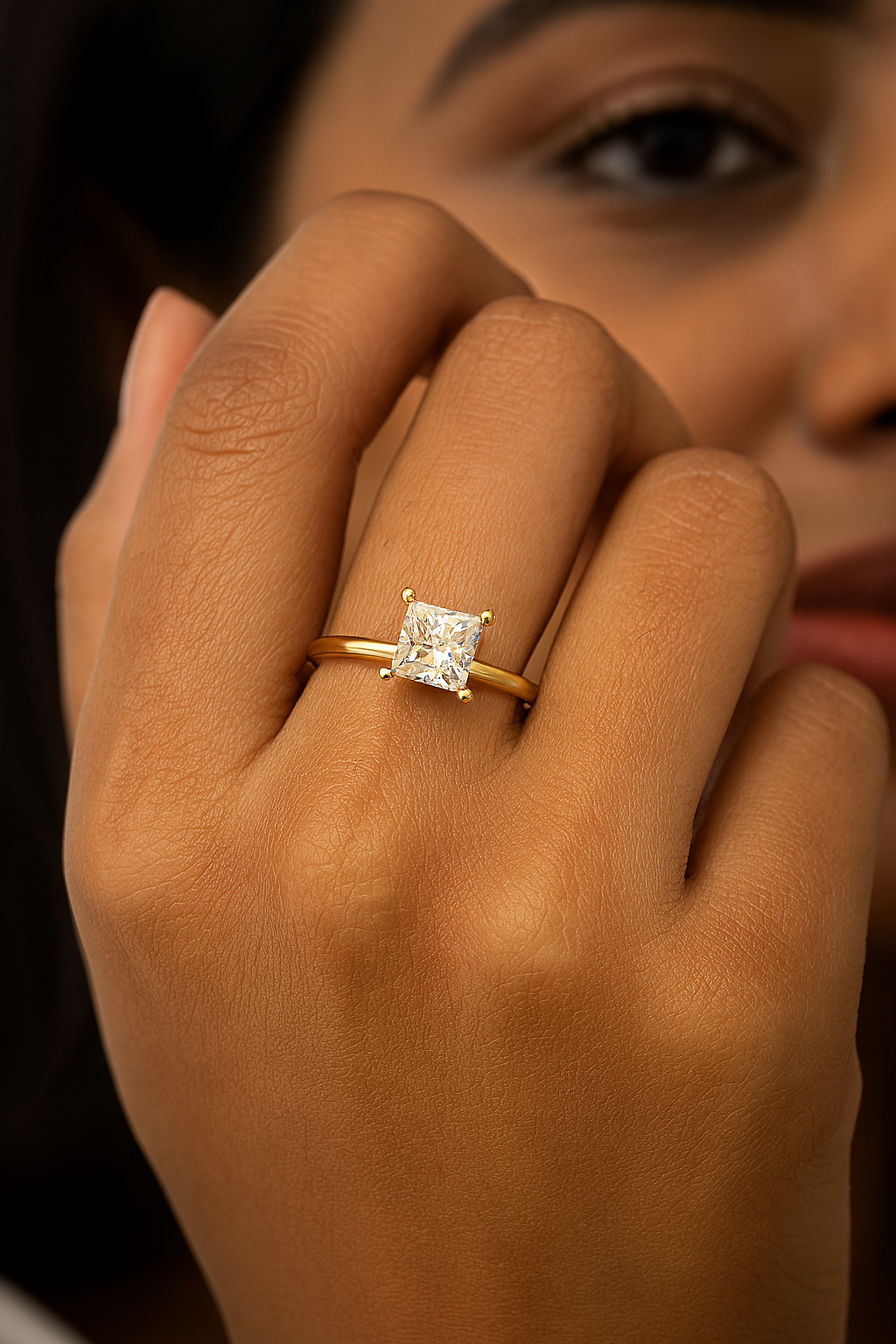 Princess Cut Solitaire Ring
