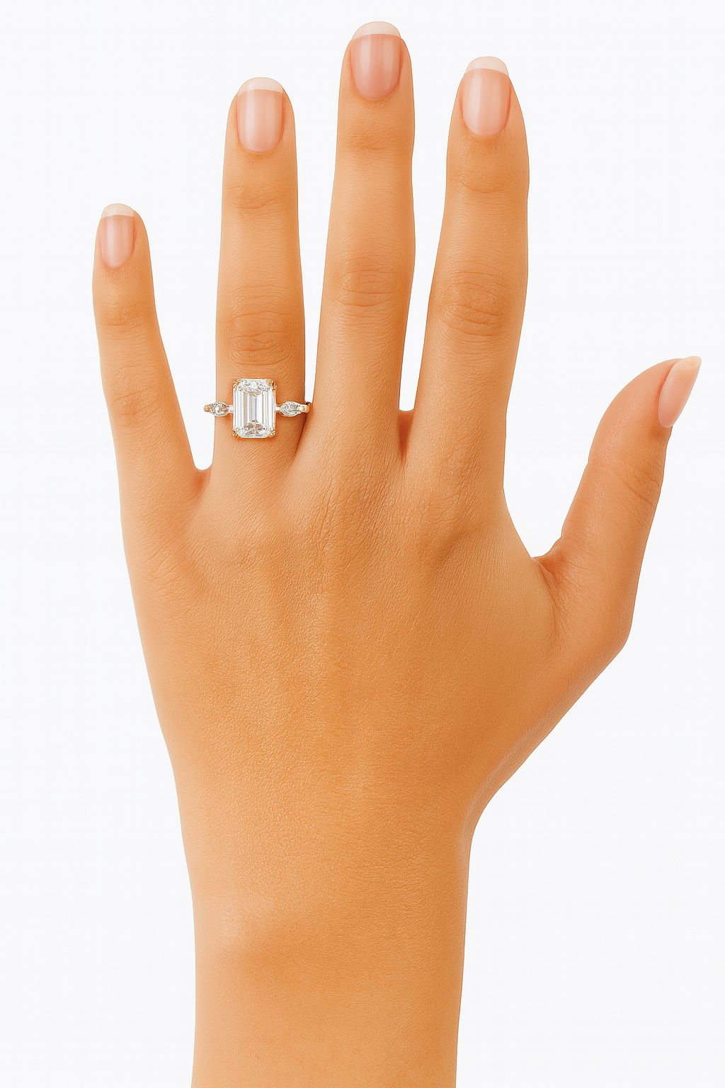 Emerald Radiance Trilogy ring