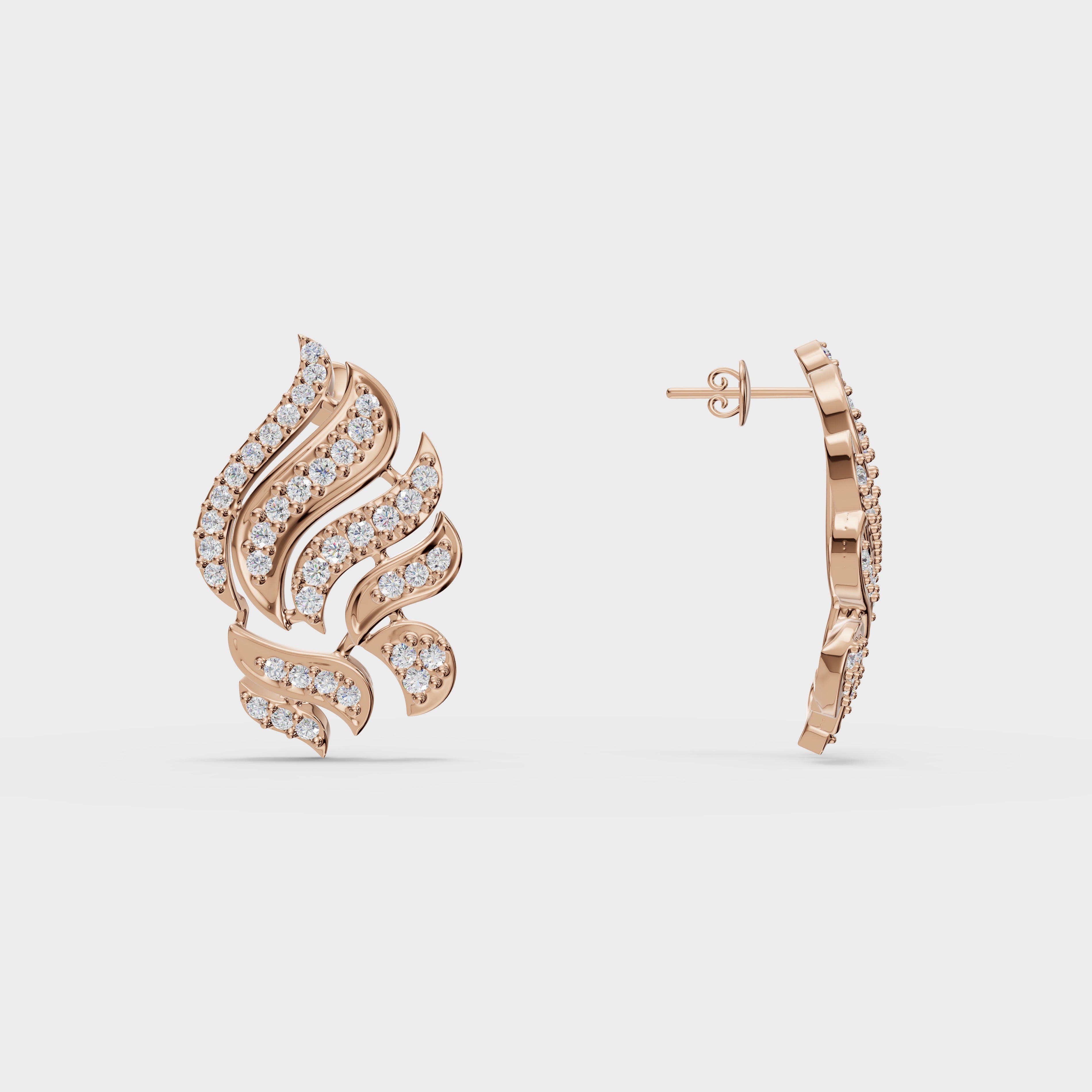 Floral Arc Earring