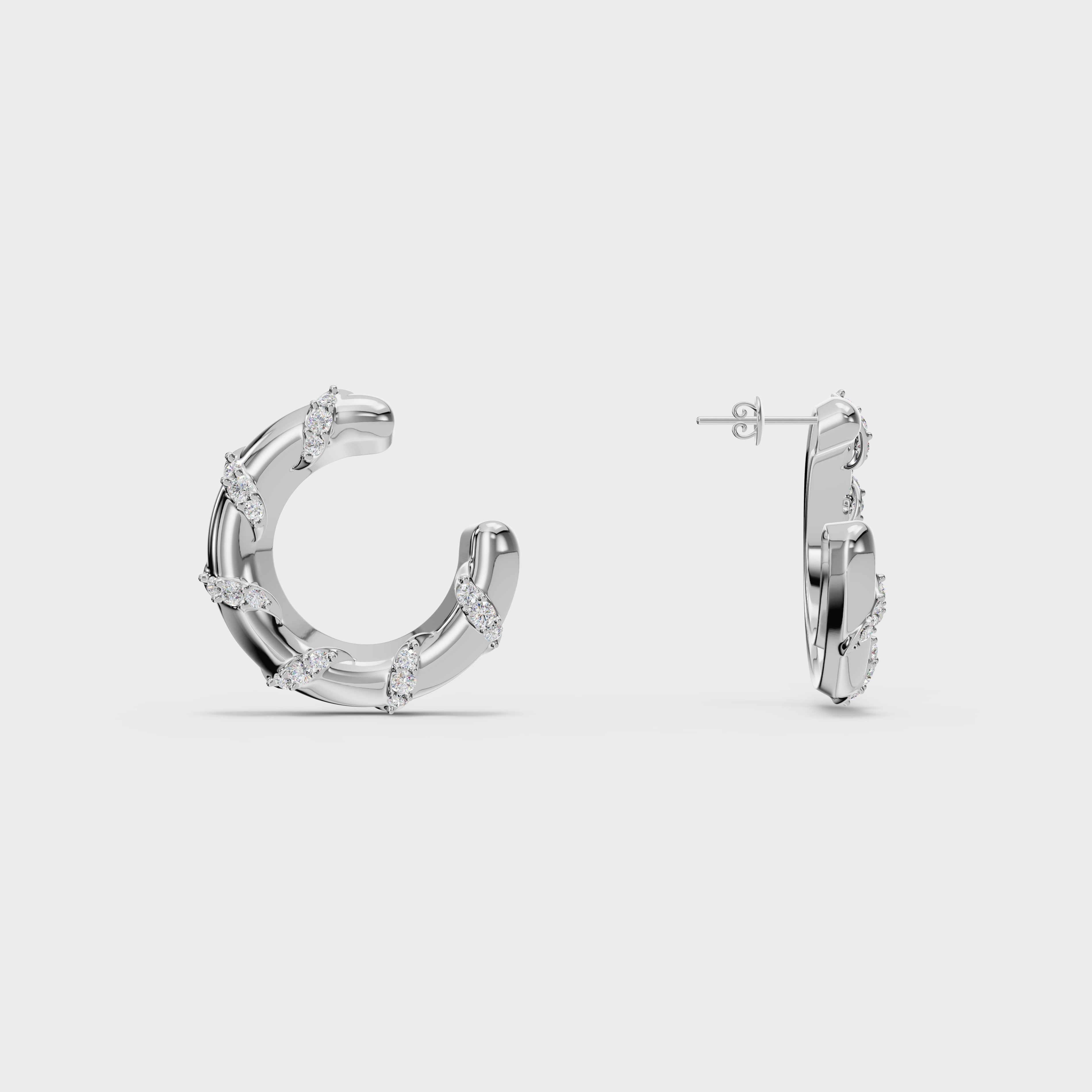 Brilliant Embrace Hoops