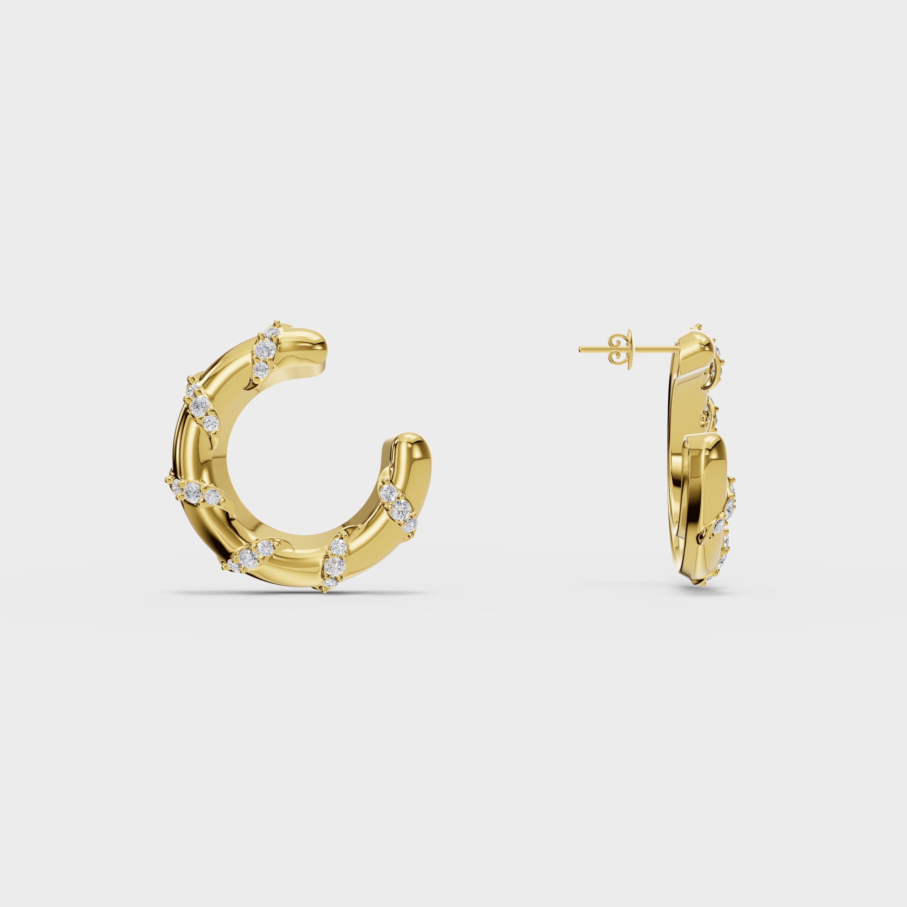 Brilliant Embrace Hoops