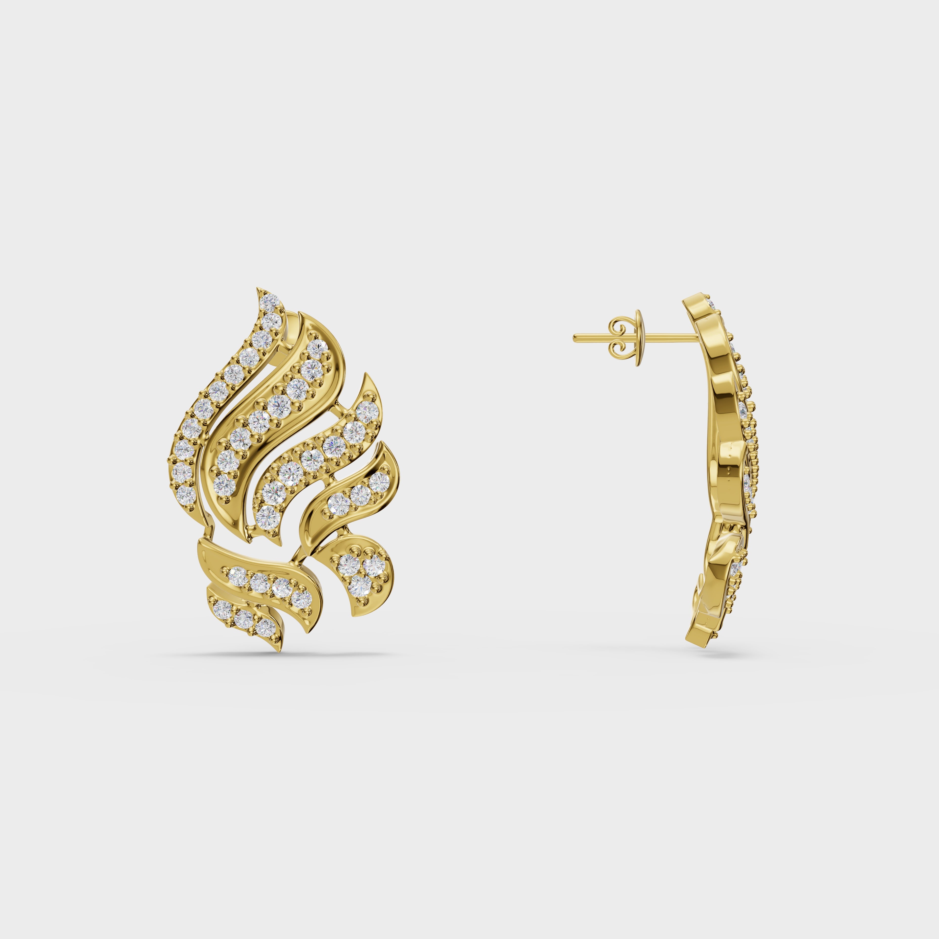 Floral Arc Earring