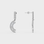 Crescent Wave Diamond Drops